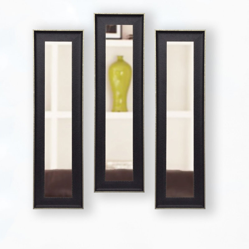 Ensemble de 3 miroirs 3 pièces, H 37,5 po x l 13,5 po
