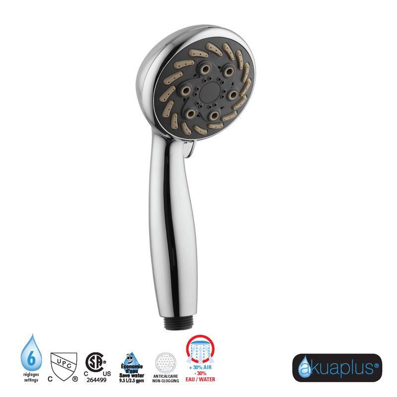 Pomme de douche multifonctionnelle coulissante