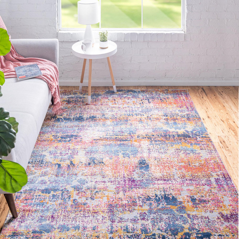 Abstract Indoor Rug, Rectangle 5'1" x 7'10"