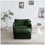 Fauteuil d'appoint moderne avec repose-pieds-1058689470