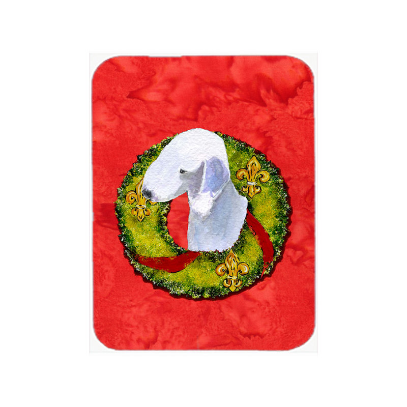 Planche à découper en verre couronne east urban home bedlington terrier