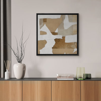 Reproduction d'art sur toile encadrée moderne