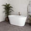 Baignoire autoportante 54 "avec drain interne Streamline-108964845