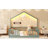 Twin Floor Bed With High Rails, Wooden Montessori Bed With Light-809475554-809475552