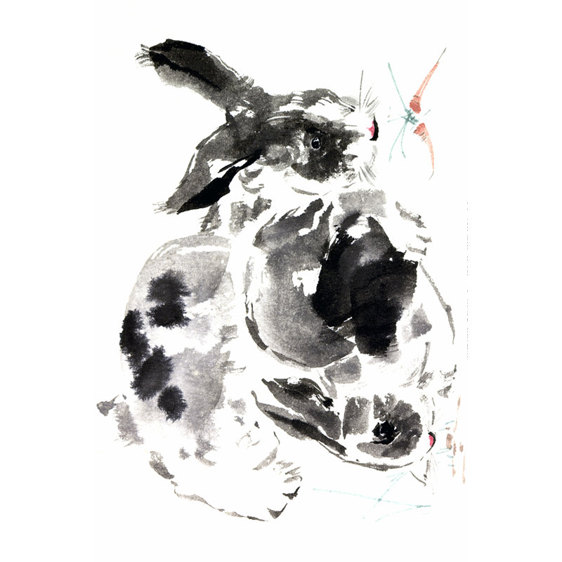 Nibbles by Nan Rae - Wrapped Canvas Print, 46cm H x 30cm W
