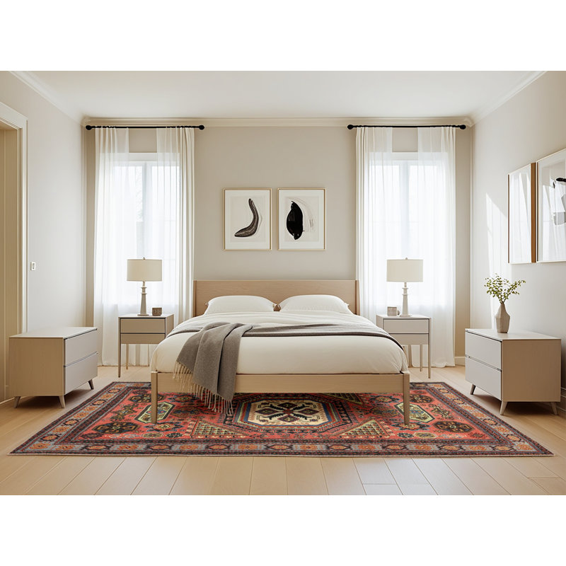 Solveg Oriental Indoor Rug, Rectangle 5' x 8'