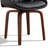 Modern Swivel Upholstered Faux Leather Solid Wood Dining Chairs-13474885