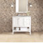 Carreau de sol en travertin adouci crème 12 po x 12 po Marzana