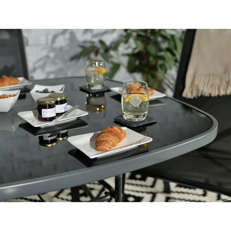RIO 4 Seater dining set including parasol