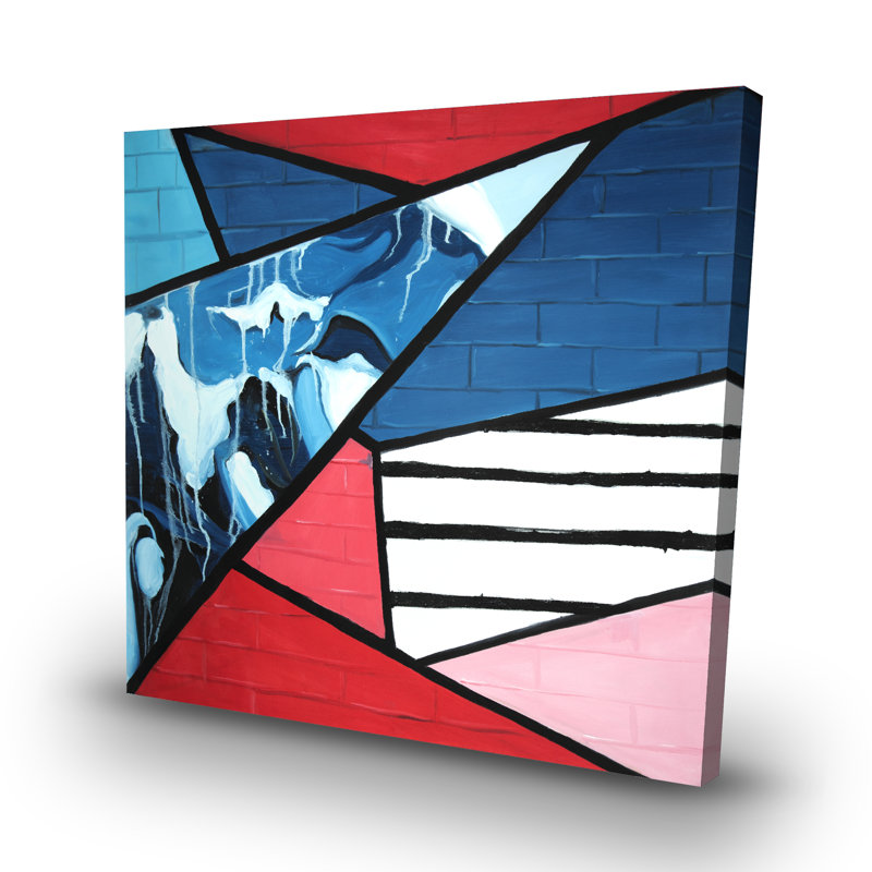 Diagonal unity - 32"x32" art on canvas