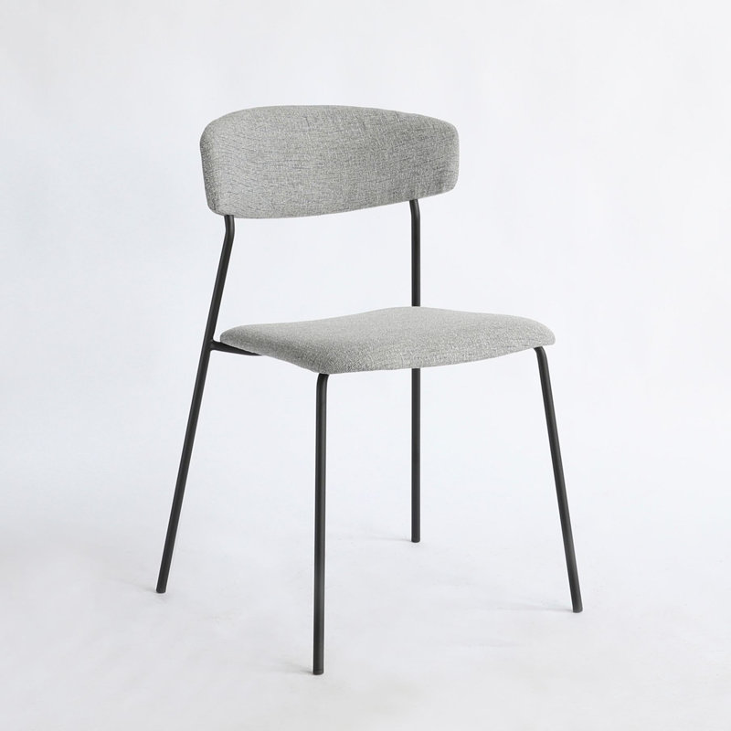 Izhak Upholstered Chair, Light Gray