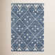 Kota Indigo Handwoven Wool Rug