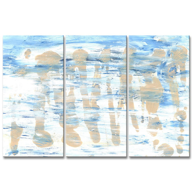 « seaside », impression à multiples images sur toiles 3 pièces, 24 po x 36 po