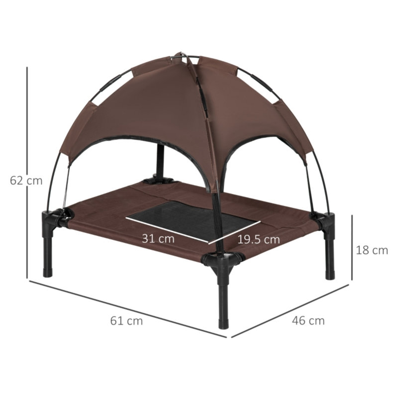 Polyester Pet Bed, Brown