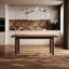 Ash Rectangular Solid Wood Top with Solid Wood Base Dining Table