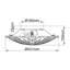 Ringold Glass Semi Flush Mount