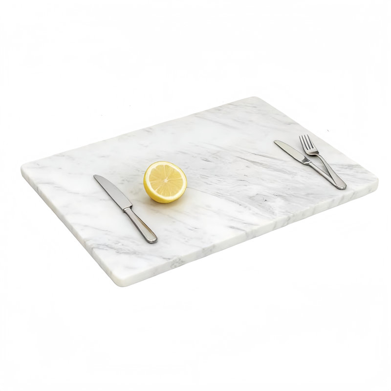 Planche à découper en marbre noir pour la cuisine, grande dalle de pâtisserie en marbre de 20 po x 16 po, planche à découper en pierre robuste pour pétrir la pâte, cuire, rouler, fromage