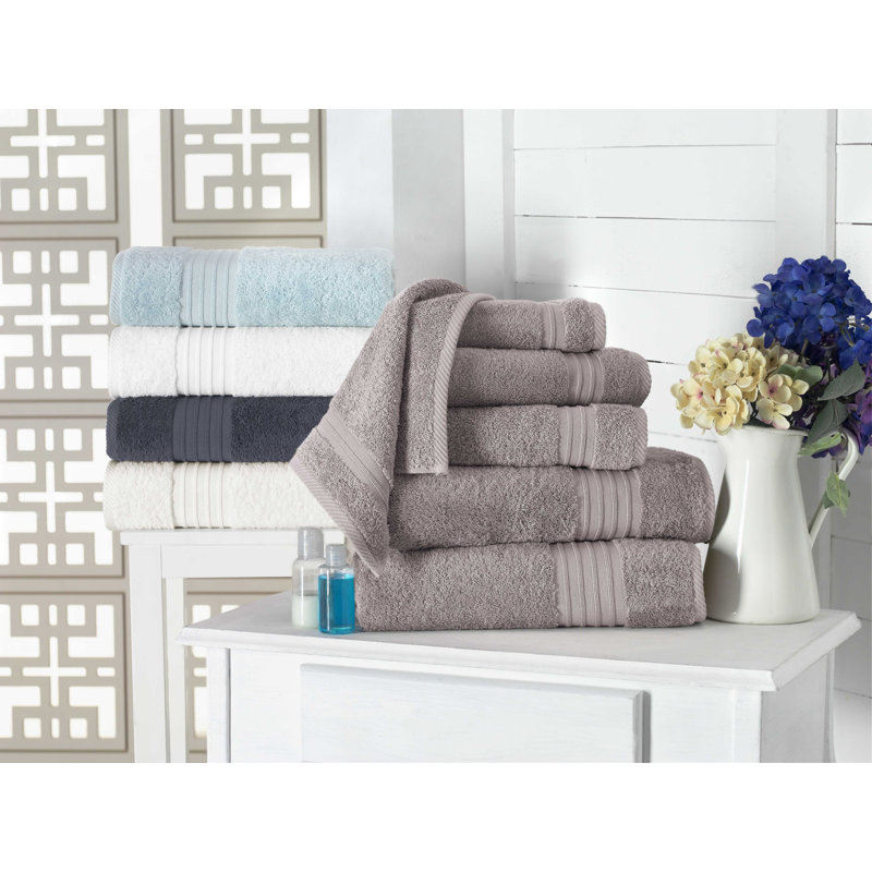 Luna Turkish Cotton Plush Mulit-Size Set, White