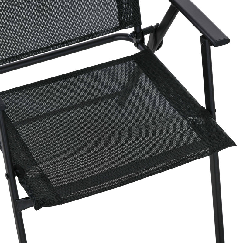 Ensemble repas d'extérieur rectangulaire L 55 po pour 6 personnes Jaceton, Noir, noir, noir, noir