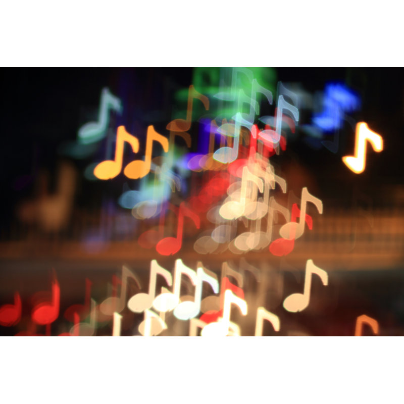 Lovinia " Music Notes ", 12" H x 18" W x 1.25" D