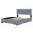 Upholstered Platform Bed With 2 Drawers And Trundle-1579962100