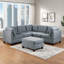 Repose-pieds de salon en tissu 1pc