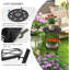 Table d'appoint en métal Table d'appoint ronde Table d'appoint d'extérieur Table de bistro Table d'appoint portative pour l'extérieur et l'intérieur