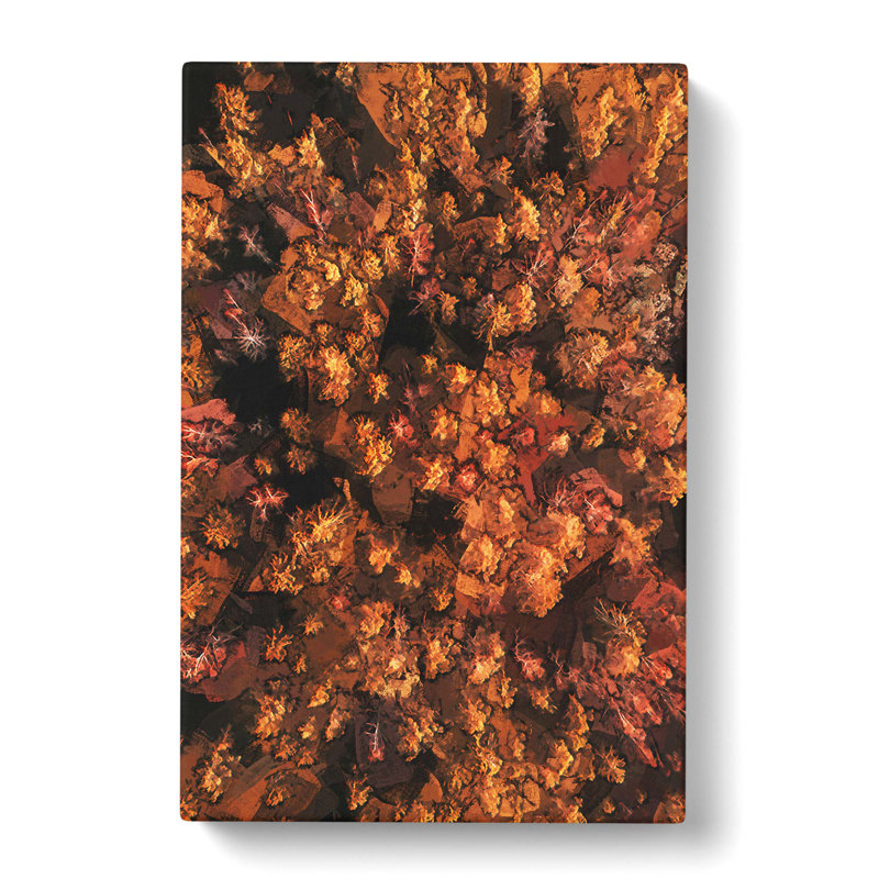 Autumn Forest In Bloom In Abstract - Wrapped Canvas Print, 76cm H x 50cm W x 3cm D