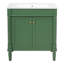 Meuble-lavabo luxueux avec lavabo en céramique et portes à fermeture douce-129904001