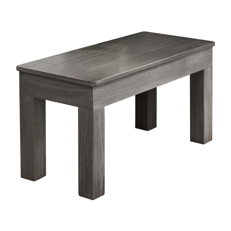 Solid Wood Bench, Silver Mist