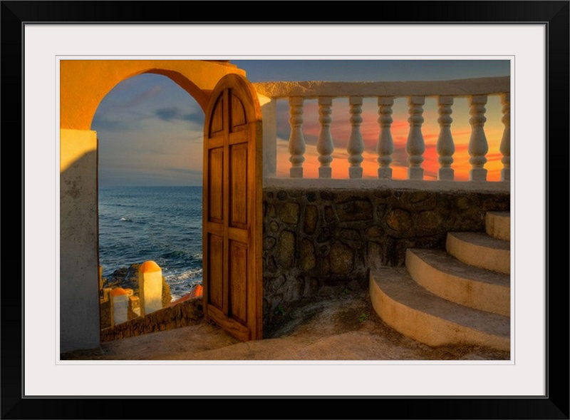 " Temptation " by Dan Patch, Black Frame, 20" H x 26" W x 1" D