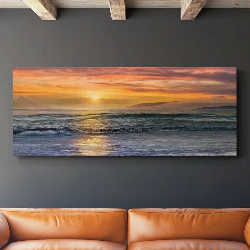 Sundown- Gallery Wrapped Canvas -Ready to Hang, 12" H x 30" W