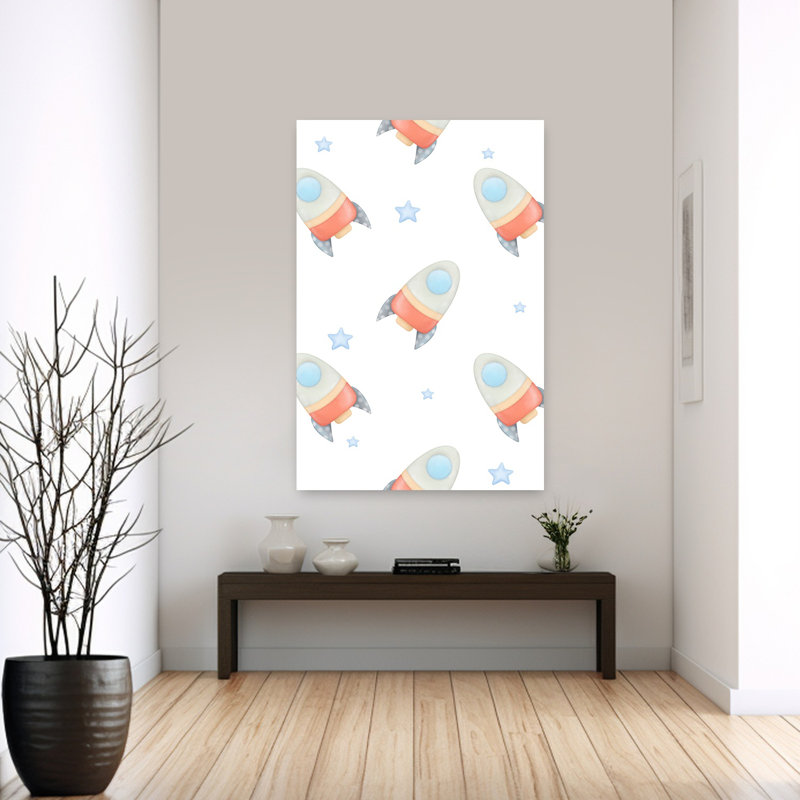 1 Piece Wrapped Canvas Wall Art, 152.4 cm H x 101.6 cm W