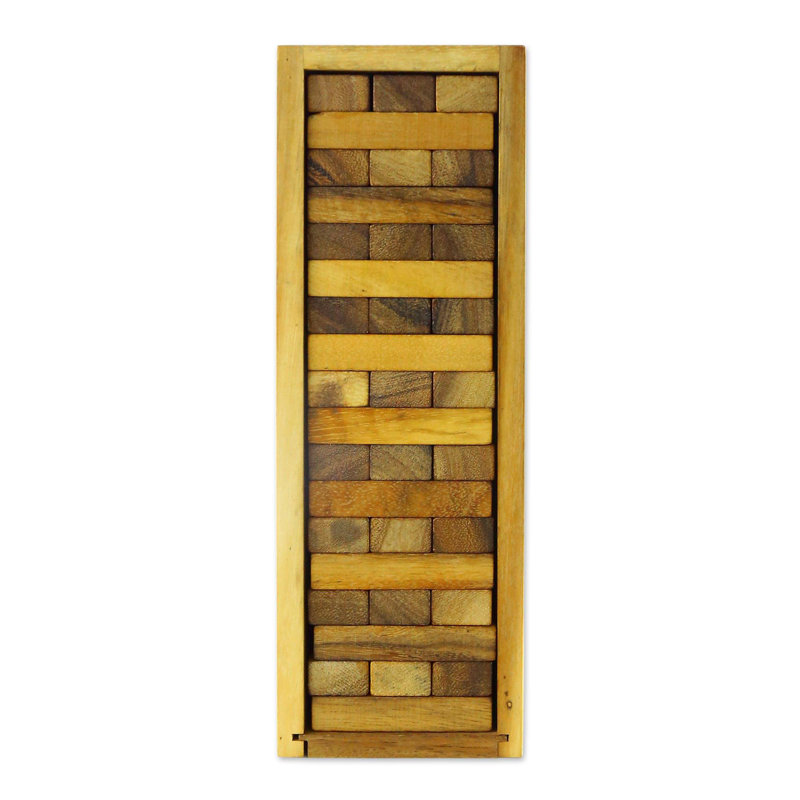 Jeu empilable en bois Cirrus Tower Delight, H 10,75 po x l 3 po x P 3 po