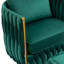 Upholstered Barrel Chair with Ottoman-97699291
