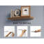 Tablette flottante Iva en mélamine X2, noyer-1771802835