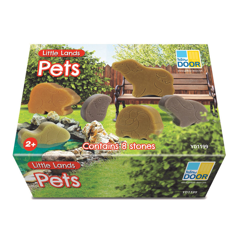 Petits animaux de compagnie de Little Land avec ensemble de 8