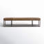 Beaumont Leather Dining Bench-446834594