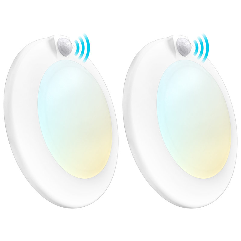 Acrylic LED Flush Mount, 1.31" H x 7.91" W x 7.91" D