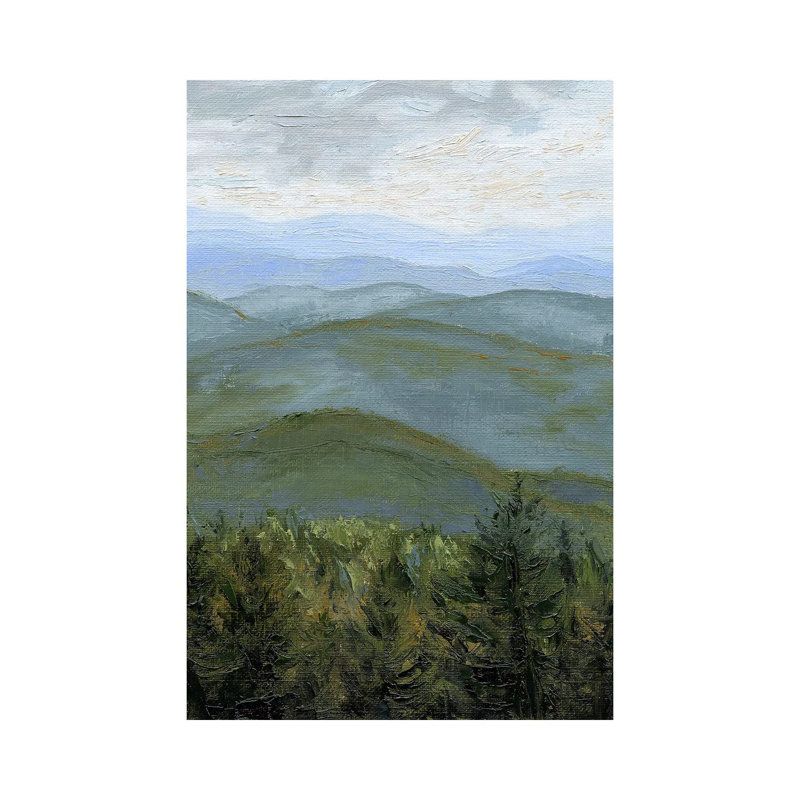 Blue Ridge Mountains II by April Moffatt - Wrapped Canvas Gallery-Wrapped Canvas Giclée, 66.04 cm H x 45.72 cm W