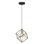 Luminaire suspendu carré à 1 lumière Tongai