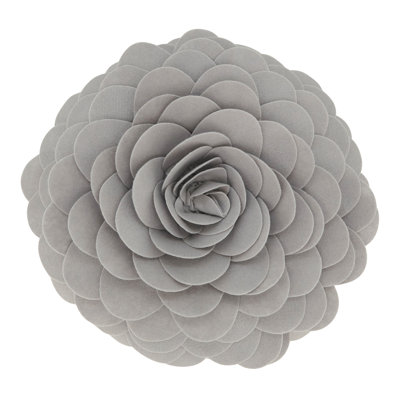 FlowerFloral Round Throw Pillow