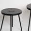 Ensemble de 2 tables d'appoint à énergie solaire avec éclairage DEL, ensemble de tables de bout rondes pour l'intérieur et l'extérieur