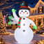 Décorations de Noël gonflables de bonhomme de neige de Noël de 7 pi avec DEL intégrées