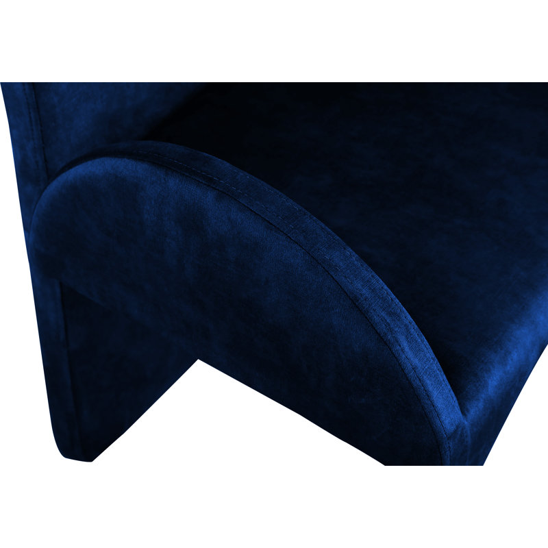 Fauteuil Caserta, Velours marine