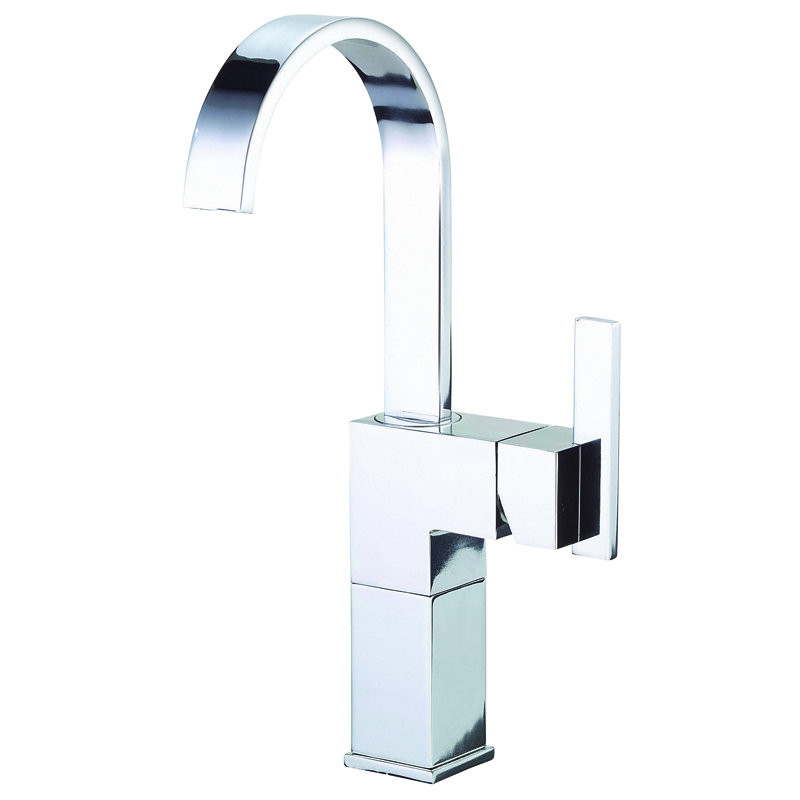 Sirius Vessel Filler Single Hole Bathroom Faucet, Chrome