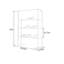 Tablette moderne en acier inoxydable-358851126