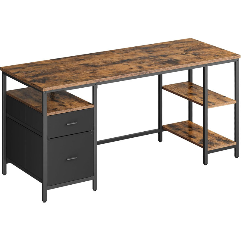 Metal Base Computer Desk
