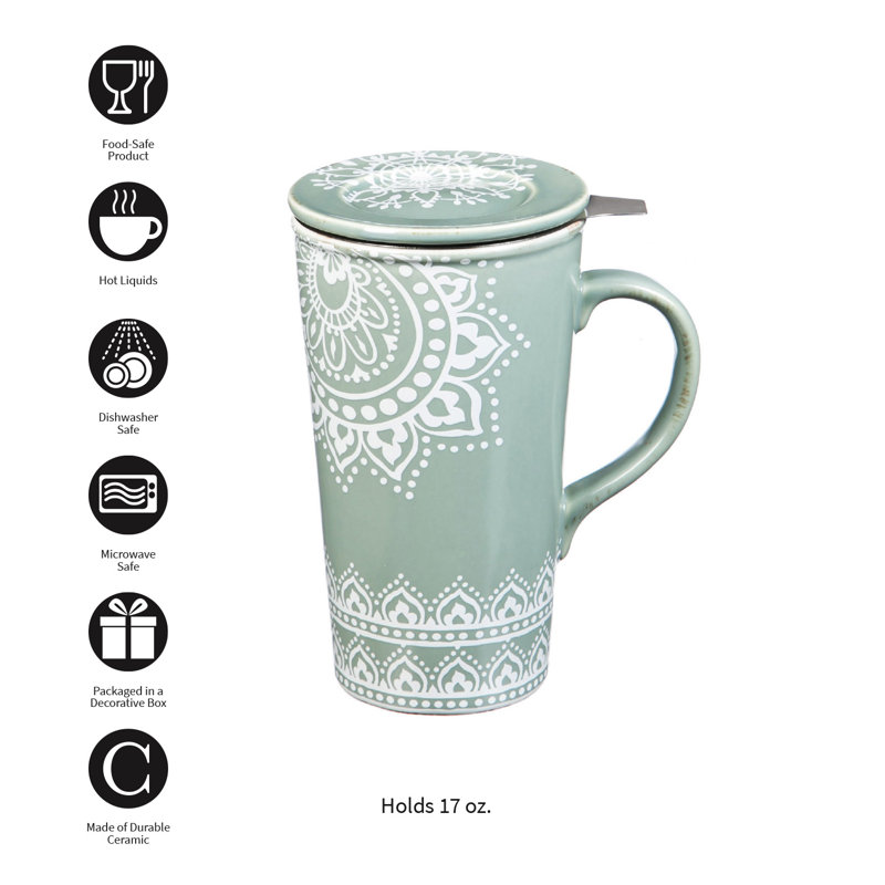 Grande tasse de voyage en acier inoxydable 12 oz Baskett