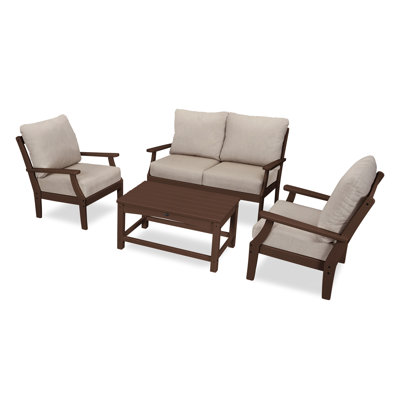 Yacht Club 4-Piece Deep Seating Chair Set